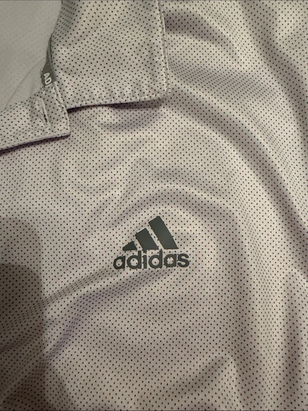 adidas Men’s Light Lavender Golf Polo with Gray Logo ⛳️